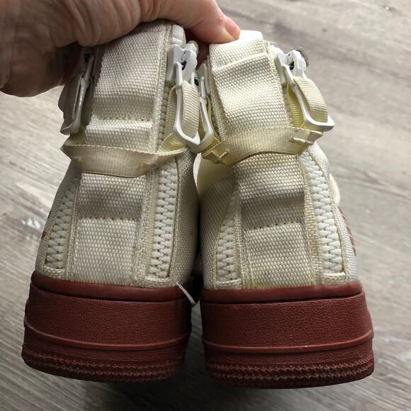 2017 NIKE AIR FORCE 1 SF AF1 917753-100 Men's Sneakers -  White - Size 8 - Picture 2 of 11